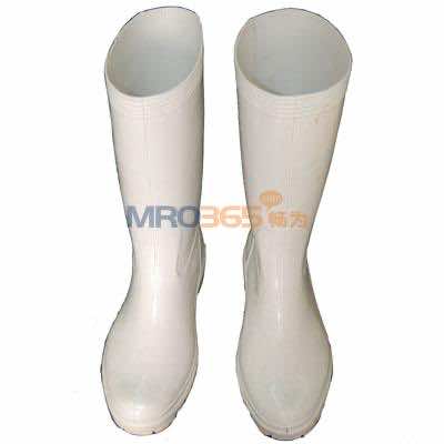 雙安PM95雙色白PVC食品靴
