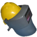 太陽(yáng)能安全帽式焊接面罩